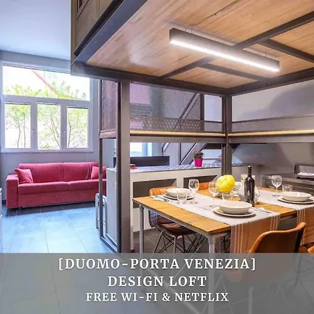 Duomo-porta Venezia Design Loft Grigio 4 Daire *